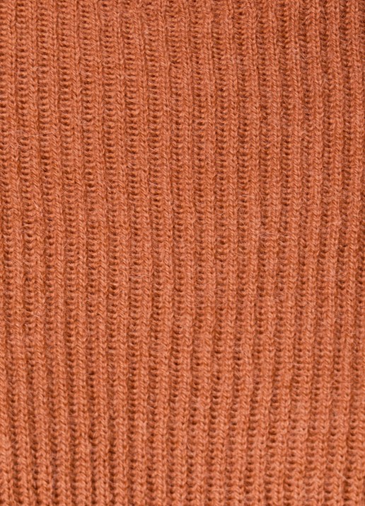 CLOSED Grofgebreide trui in alpaca wolblend met ballonmouw - detail 4 koper