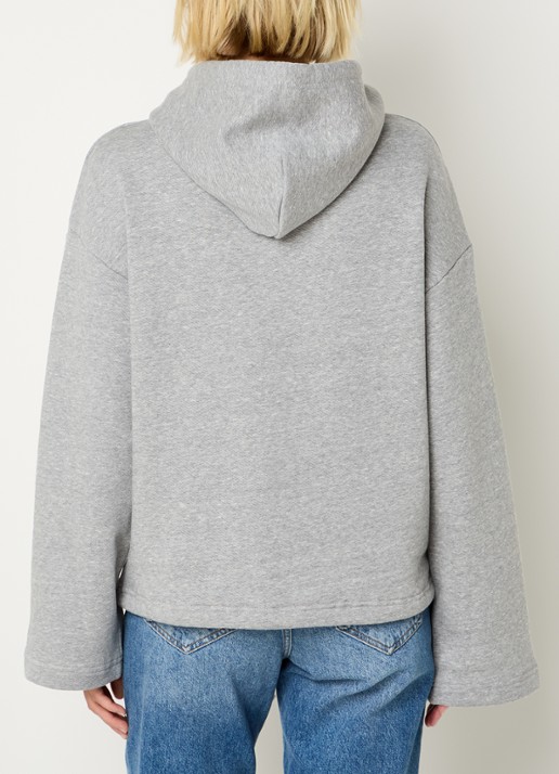 CLOSED Hoodie met logo - achterkant 5 grijs