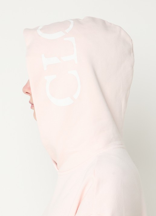 CLOSED Hoodie met logo - detail 3 lichtroze