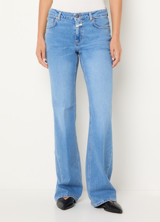 CLOSED Jovanna high waist flared fit jeans met lichte wassing