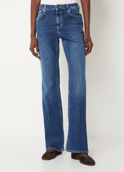CLOSED Jovanna mid waist flared jeans met medium wassing