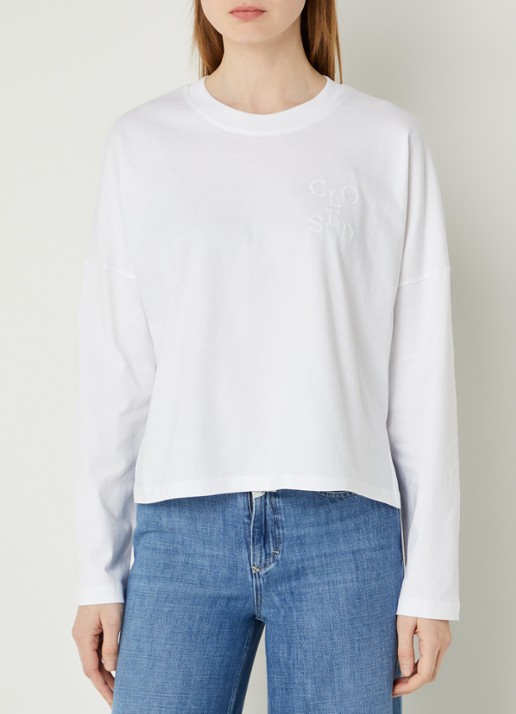 CLOSED Longsleeve met logo