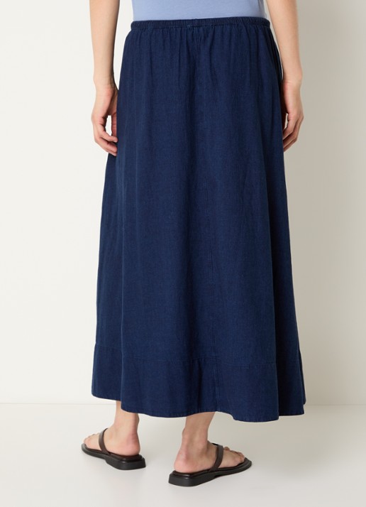 CLOSED Maxi A-lijn rok van denim - achterkant 4 indigo