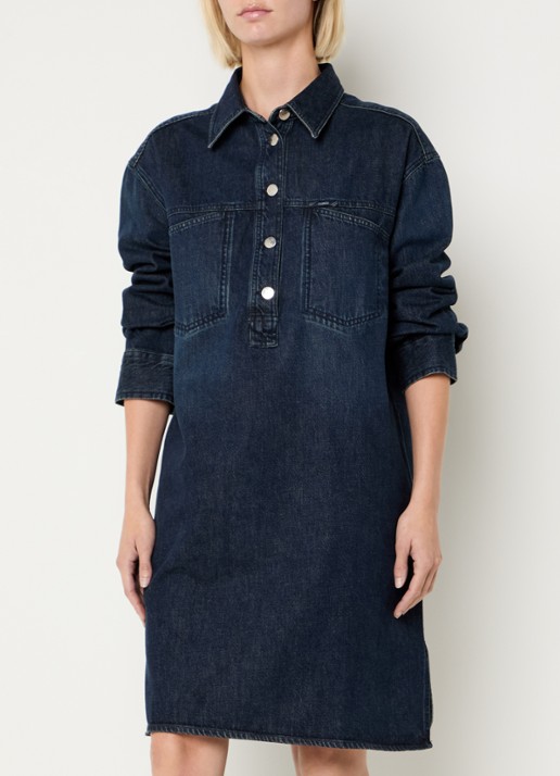 CLOSED Mini denim tuniekjurk met steekzakken