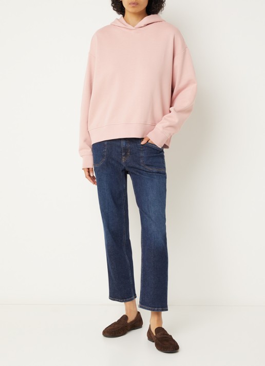 CLOSED Mira-X mid waist straight leg jeans met medium wassing - voorkant 3 indigo