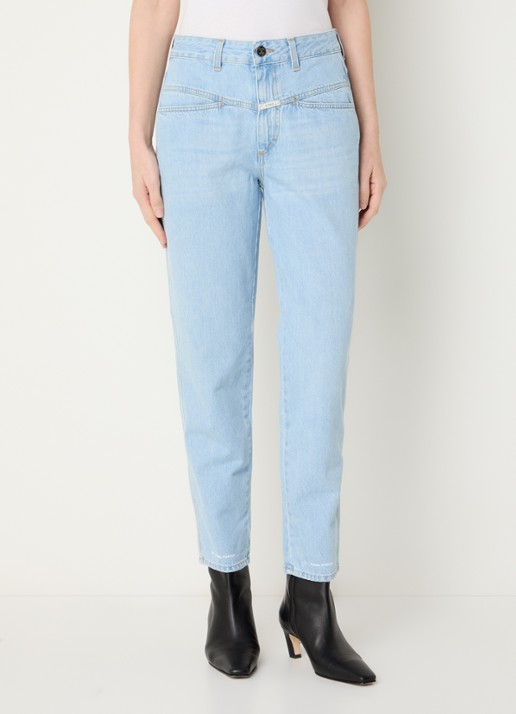 CLOSED Pedal Pusher high waist tapered jeans met medium wassing