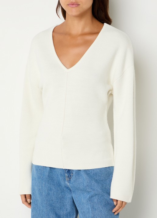 CLOSED Pullover van wol met trompetmouw