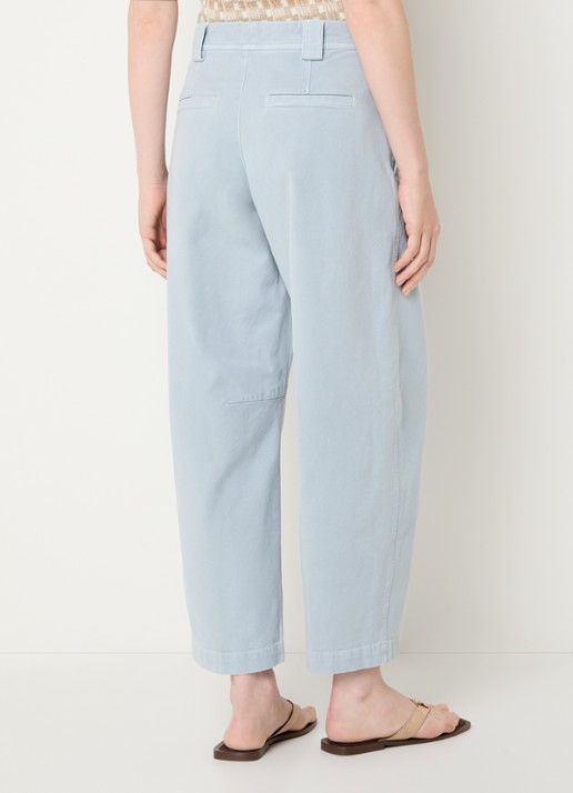 CLOSED Romi high waist straight leg jeans met lichte wassing - achterkant 3 lichtblauw