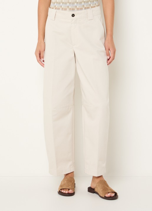 CLOSED Romi high waist tapered fit chino met steekzakken