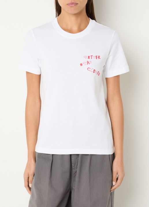 CLOSED T-shirt met logoprint
