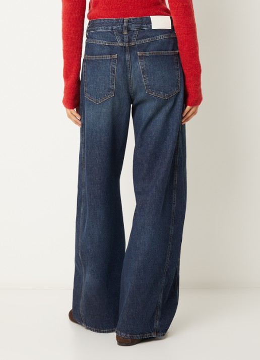 CLOSED Tori-X high waist balloon fit jeans met medium wassing - achterkant 3 indigo