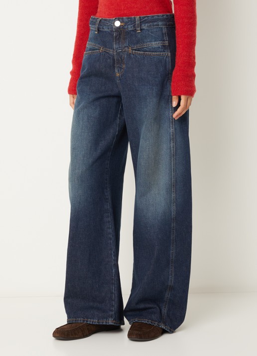 CLOSED Tori-X high waist balloon fit jeans met medium wassing