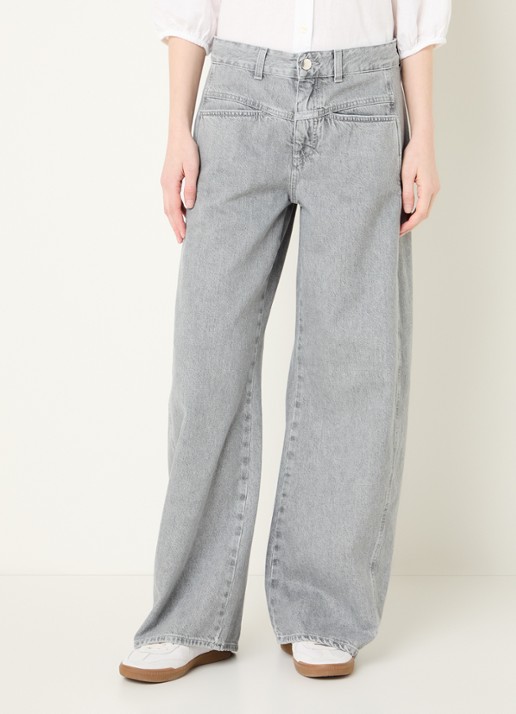 CLOSED Tori-X high waist wide leg jeans met gekleurde wassing
