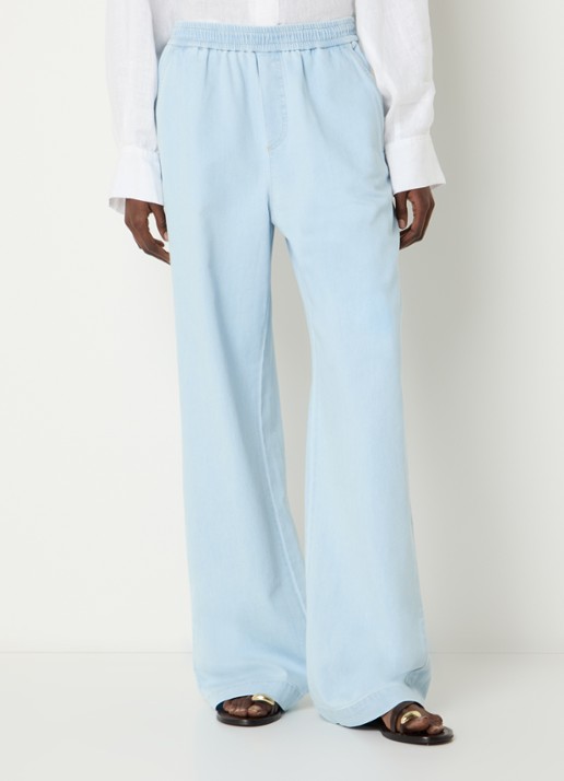 CLOSED Winona mid waist wide leg jeans met lichte wassing