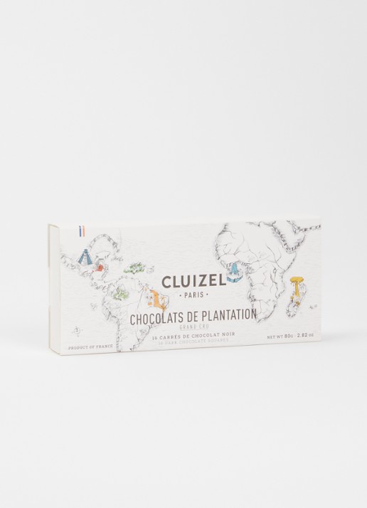 Cluizel Paris No 16 Plantation chocolade in geschenkverpakking 16 stuks - voorkant 2 undefined