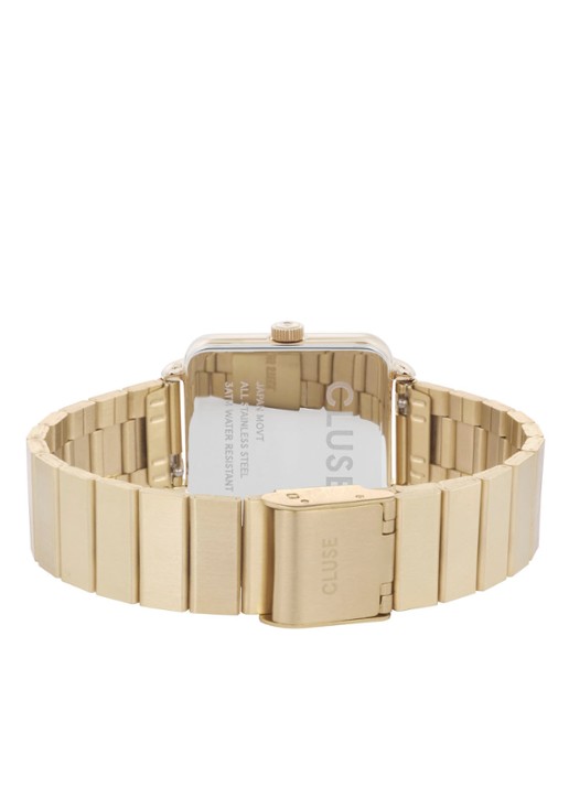 CLUSE La Tétragone horloge CL60023S - achterkant 3 goud