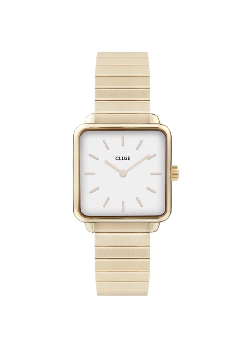 CLUSE La Tétragone horloge CL60023S - voorkant goud