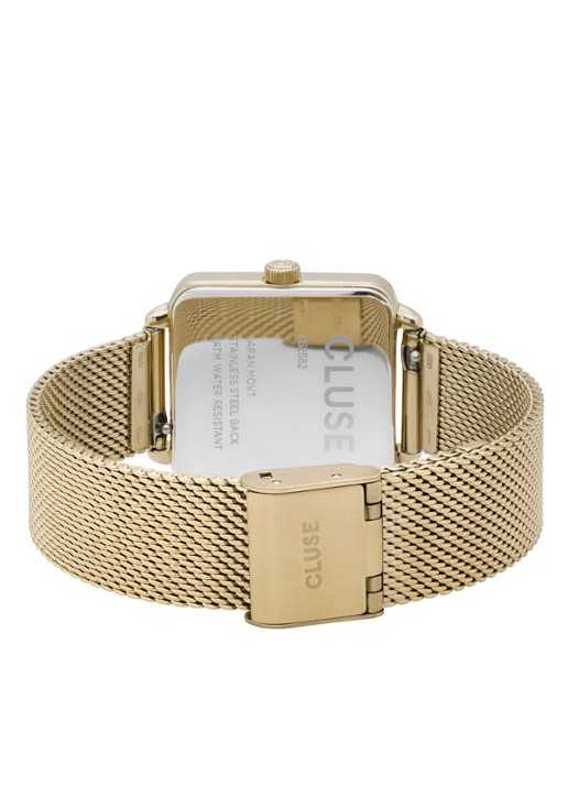 CLUSE La Tétragone horloge van roestvrijstaal CW0101207015 - achterkant undefined