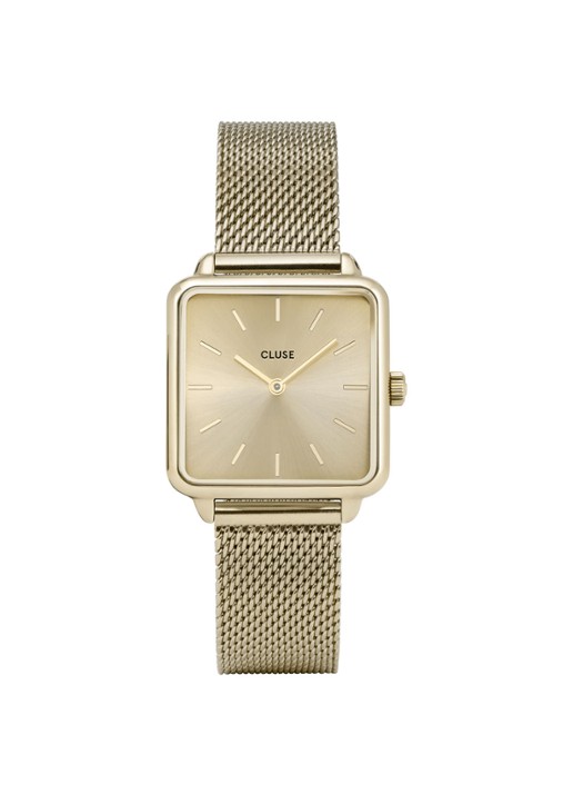 CLUSE La Tétragone horloge van roestvrijstaal CW0101207015 - voorkant 4 undefined