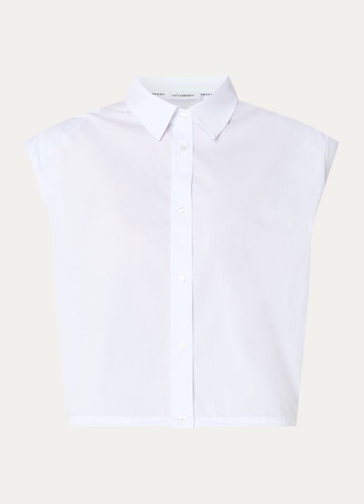Co'Couture Blouse met stretch - voorkant 2 wit