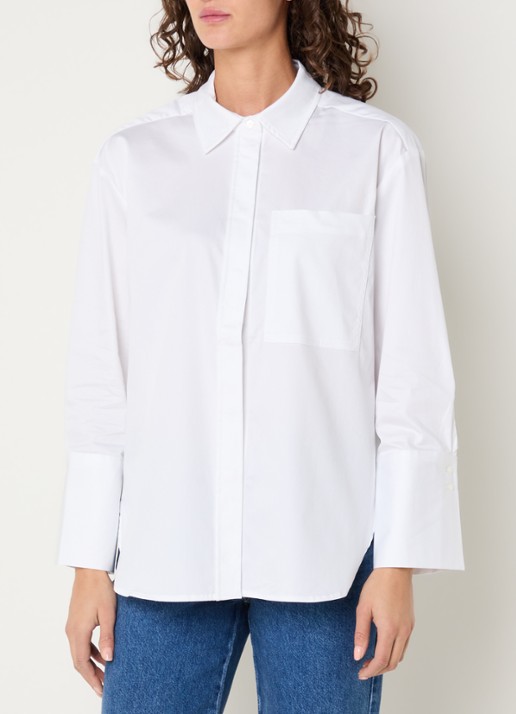 Co'Couture Daliacc blouse met borstzak