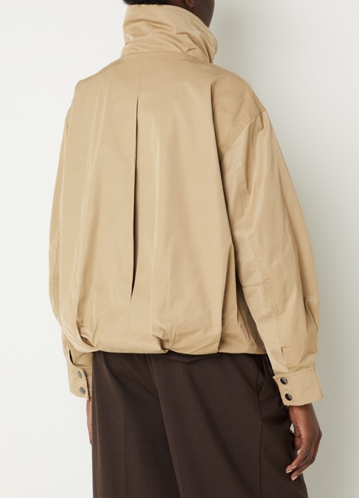 Co'Couture Francis jack met steekzakken - achterkant khaki