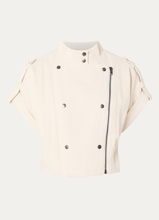 Co'Couture Jack met kraag - voorkant 3 creme