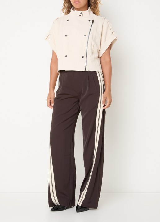 Co'Couture Jack met kraag - voorkant 4 creme