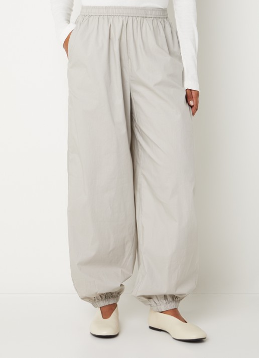 Co'Couture JuneCC high waist tapered fit broek met steekzakken