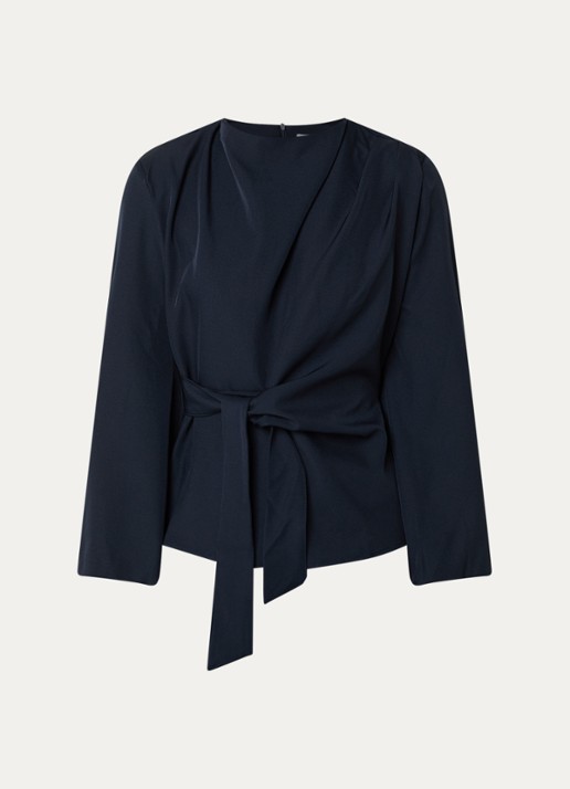 Co'Couture Luna tuniek van satijn met strikdetail