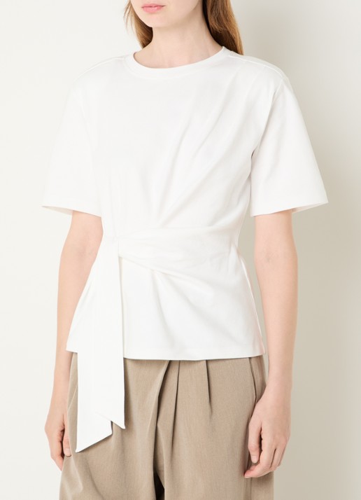 Co'Couture Orianne T-shirt met strikceintuur
