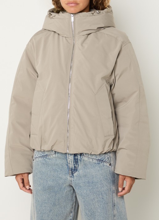 Co'Couture Rillo puffer jack met steekzakken