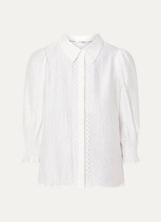 Co'Couture Tassy blouse met borduring - voorkant wit
