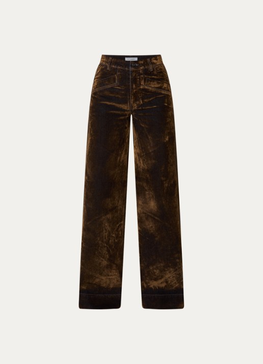 Co'Couture Teffy high waist wide fit jeans met gekleurde wassing