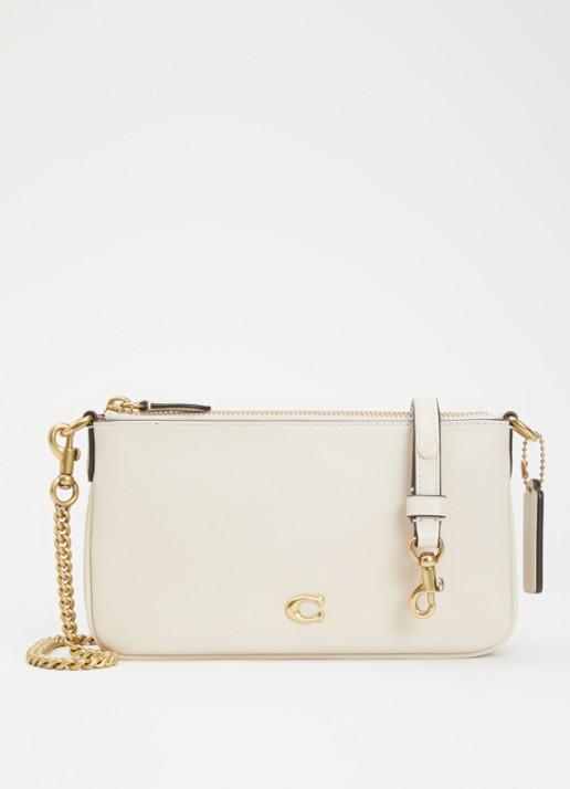Coach Audrey crossbodytas van kalfsleer met afneembare schouderriem