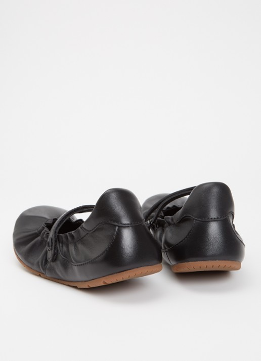 Coach Ballerina van leer - achterkant 5 zwart