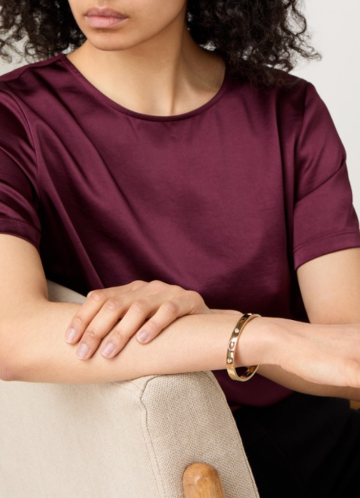 Coach Bangle met logo - voorkant 3 goud