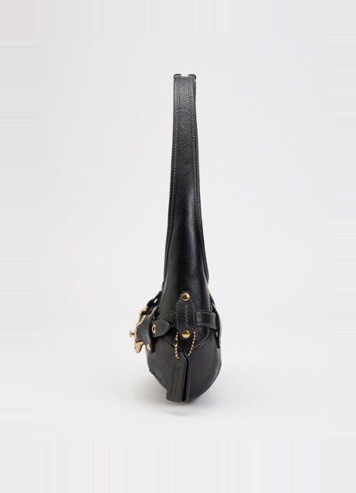 Coach Belted Ergo 26 schoudertas van leer - detail 3 zwart