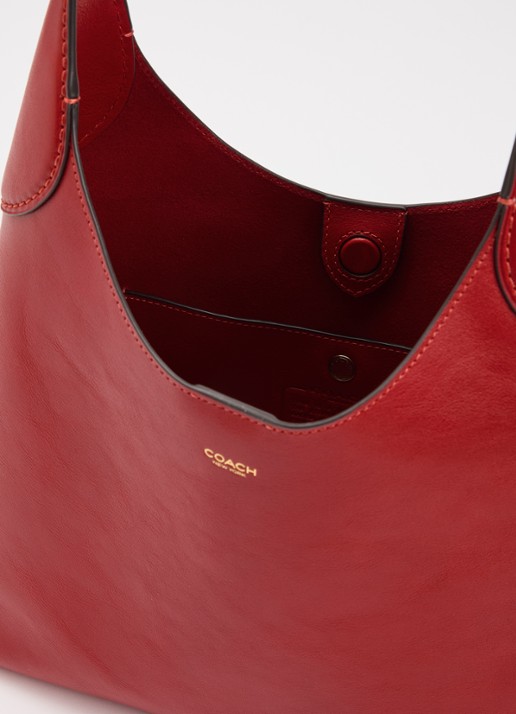 Coach Brooklyn 28 schoudertas van leer - detail 3 rood
