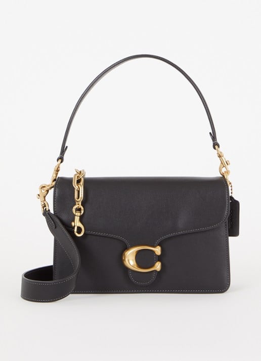 Coach Chain Tabby schoudertas van leer met afneembare schouderriem