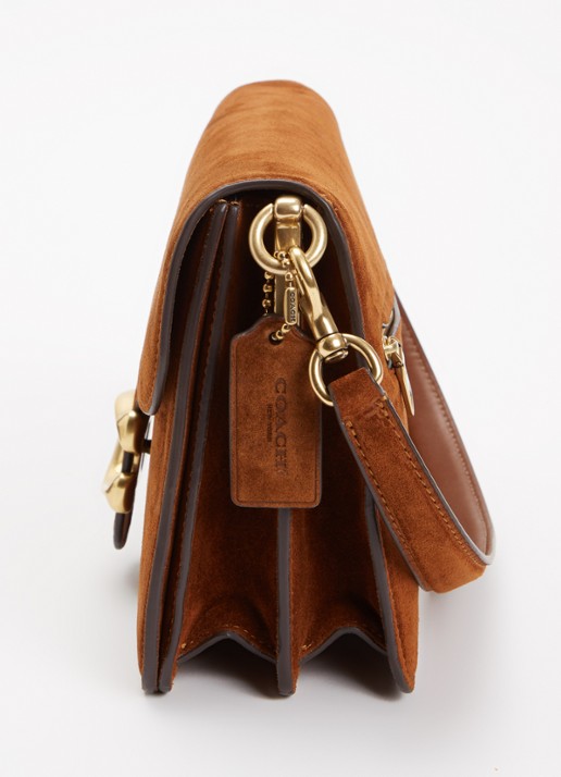 Coach Chain Tabby schoudertas van suède met afneembare schouderriem - detail 6 bruin