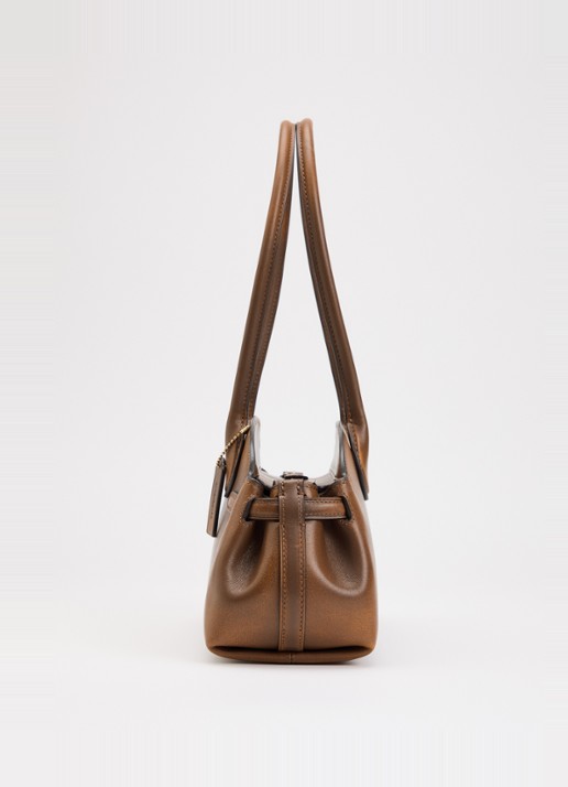Coach Empire 34 schoudertas van leer - detail 4 bruin
