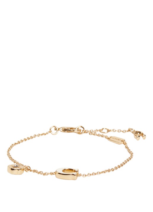 Coach Enamel armband verguld