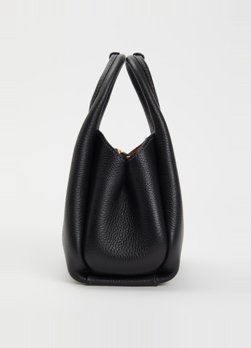 Coach Lana 19 handtas van leer met afneembare schouderriem - detail 2 zwart