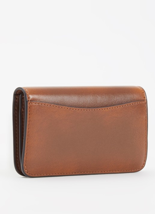 Coach Loved L portemonnee van kalfsleer - achterkant cognac