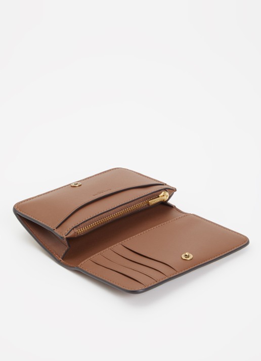 Coach Loved L portemonnee van kalfsleer - voorkant 3 cognac