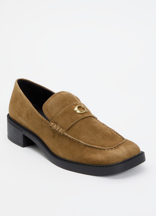 Coach Penny loafer van suède