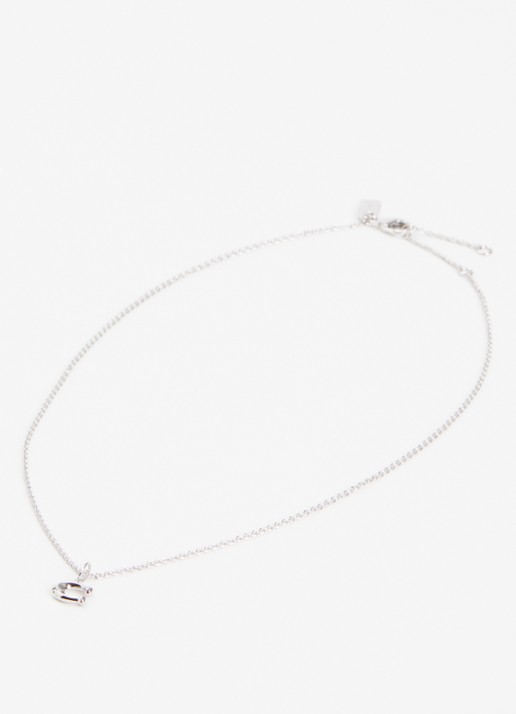 Coach Signature C ketting met hanger - detail 2 zilver