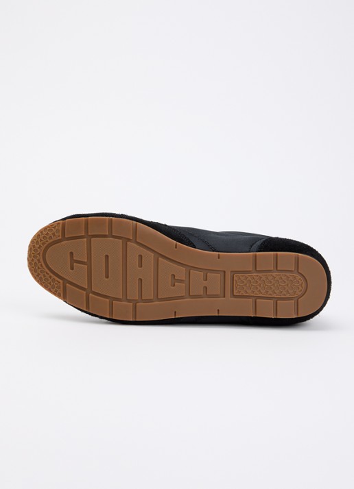 Coach Sneaker met details van suède - detail 5 zwart