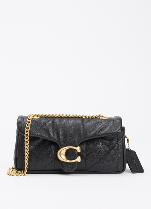 Coach Soft Tabby 20 schoudertas van leer met quiltpatroon